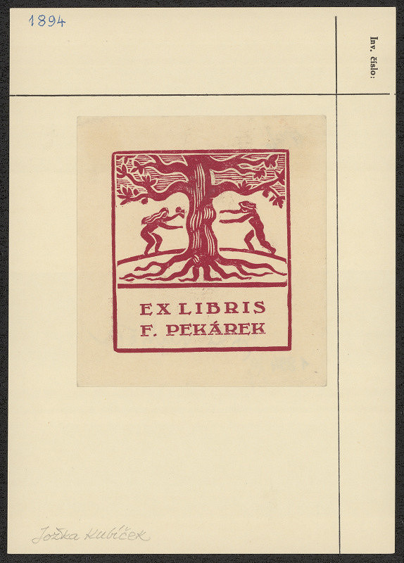 neznámý – F. Pekárek 