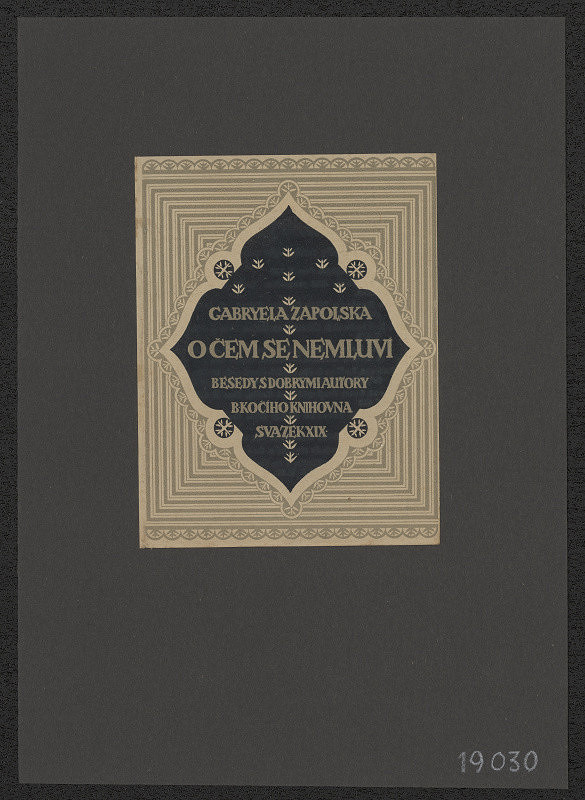 Miloš František Klicman – Zápolska - O čem se nemluví 