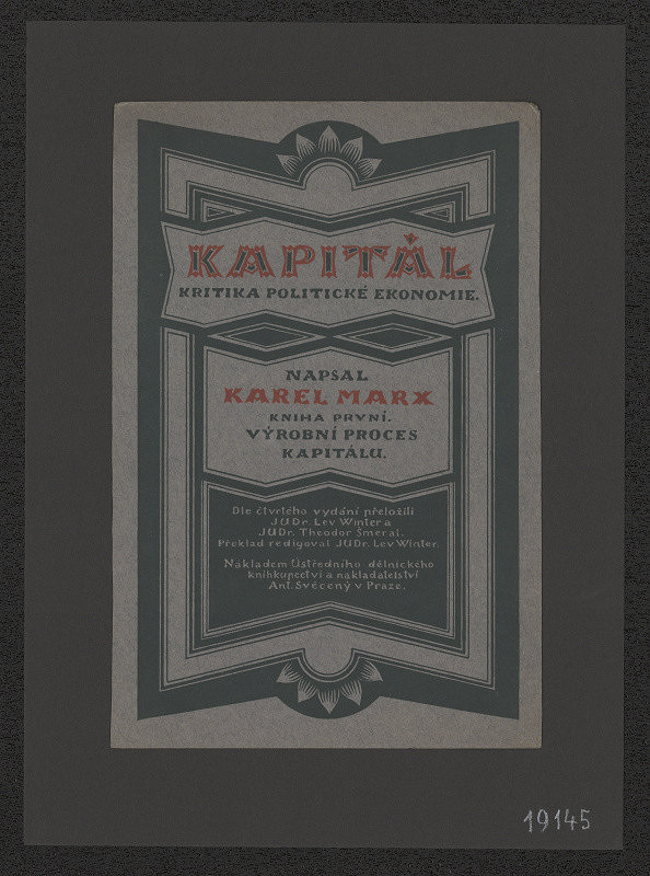 neznámý – Marx - Kapitál 