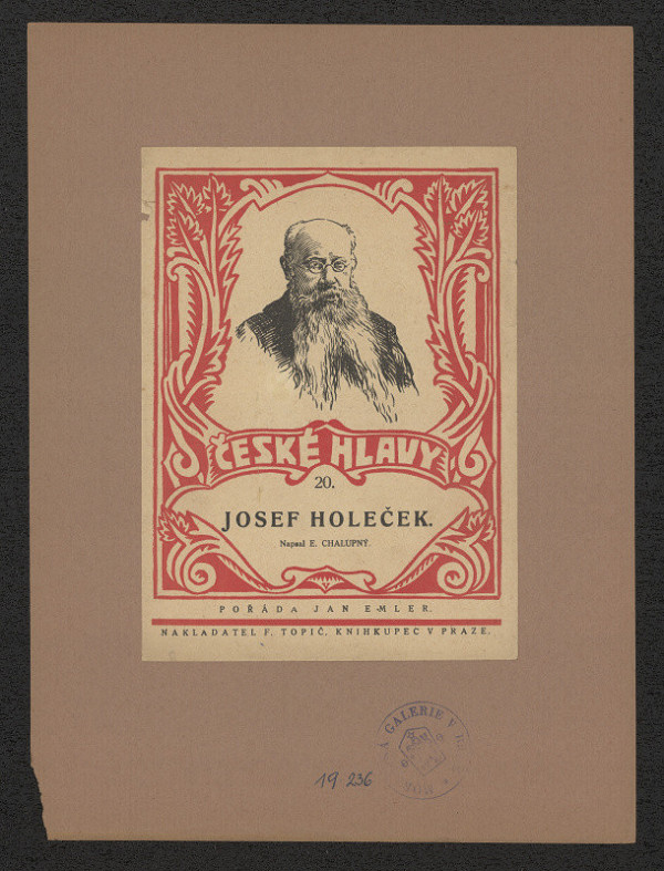 neznámý – Chalupný - Josef Holeček 