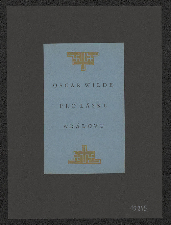 neznámý – Wilde: Pro lásku královu 