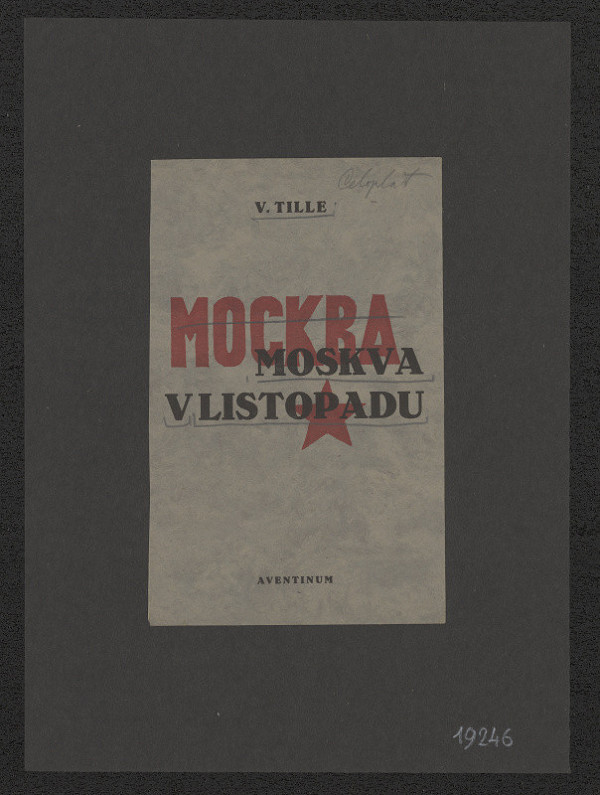 neznámý – Tille: Moskva v listopadu (Aventinum) 