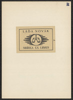 Václav Rytíř – Láďa Novák, sbírka exlibris (viněta) 
