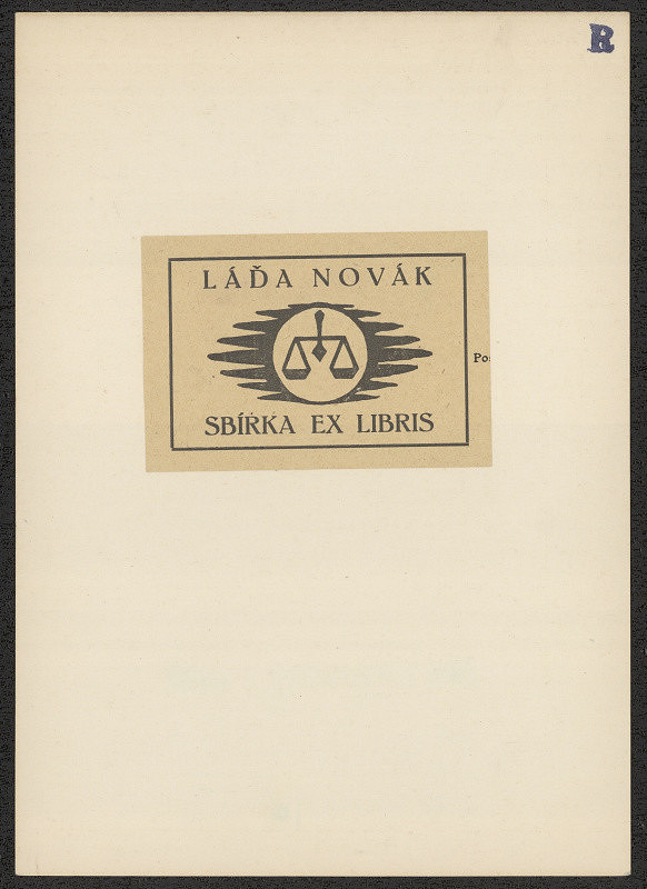 Václav Rytíř – Láďa Novák, sbírka exlibris (viněta) 