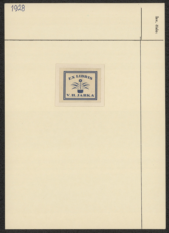 neznámý – H. V. Jarka 