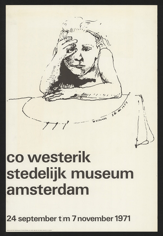 Wim (Willm Hendrick) Crouwel – Co westerik stedelijk museum Amsterdam 