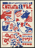 Václav Houf – Kůzlata a vlk. Loutkové divadlo Radost Brno 