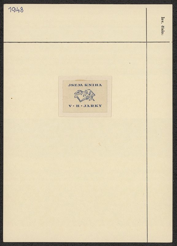 neznámý – V. H. Jarka 