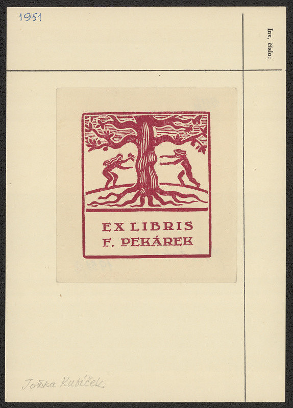 neznámý – F. Pekárek 