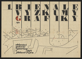 Miroslav Pechánek – 1. Bienále výzkumy grafiky v Jihlavě 