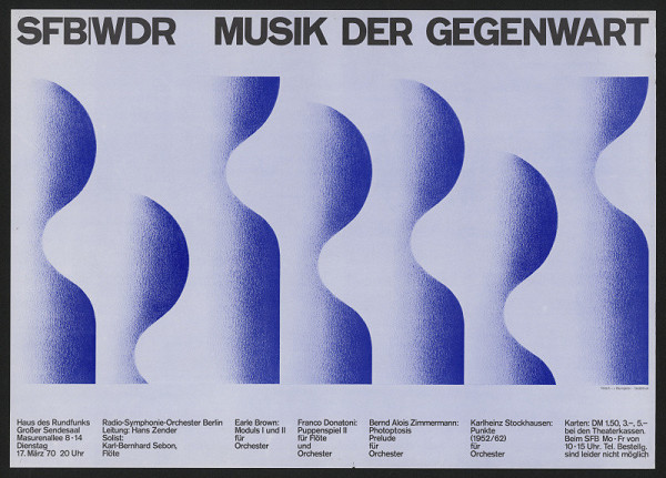 Sigrid Förtsch-von Baumgarten – SFB/WDR Musik der Gegenwart 