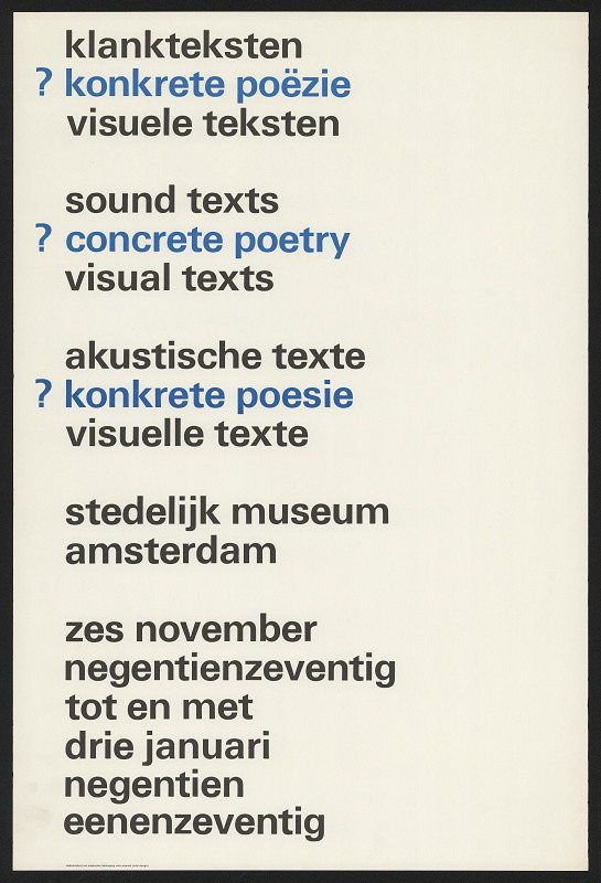 Wim (Willm Hendrick) Crouwel – klankteksten…. 