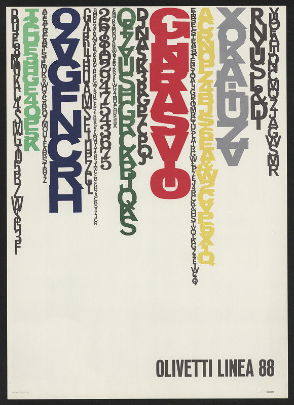 neznámý – Olivetti linea 88 