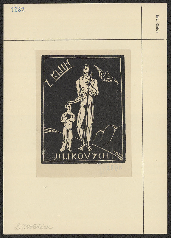 neznámý – Exlibris Jilíkových 