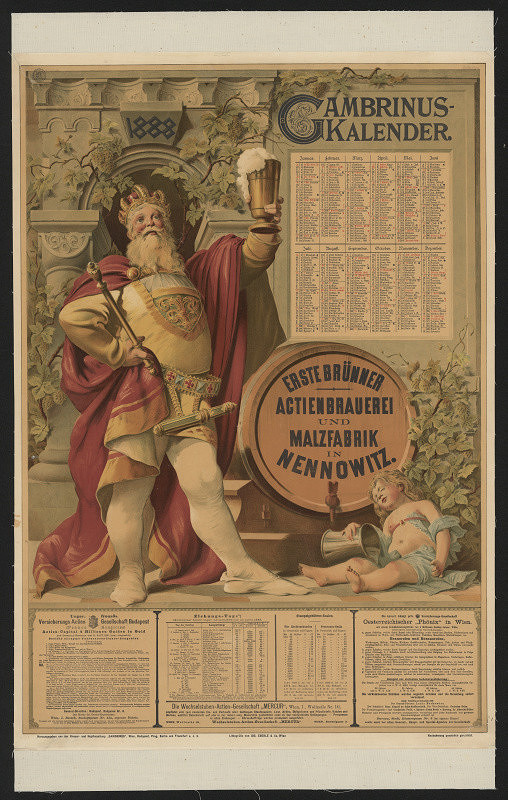 Franz Th. Würbel – Gambrinus Kalender 