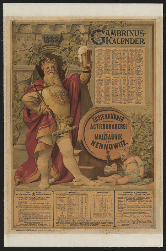 Franz Th. Würbel – Gambrinus Kalender 