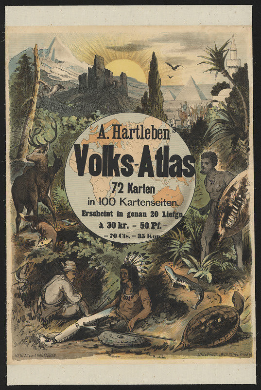 neznámý – A.Hartleben:Volks-Atlas 