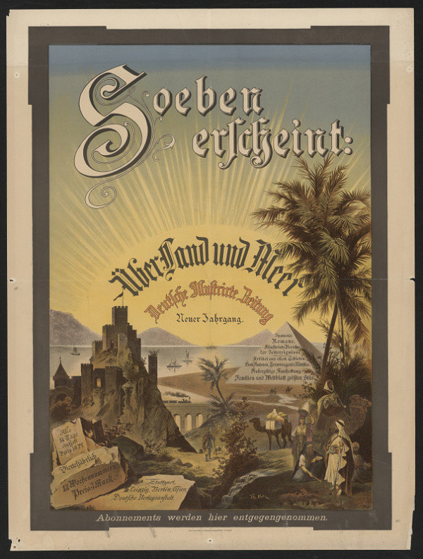 Th. Volz – Soeben erscheint: Über Land und Meer. 