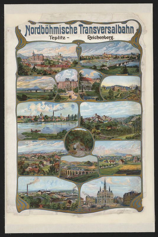 neznámý – Nordböhmische Transversalbahn 