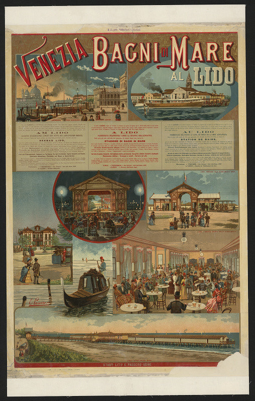 neznámý – Venezia Bagni di Mare al Lido-E.Passero 