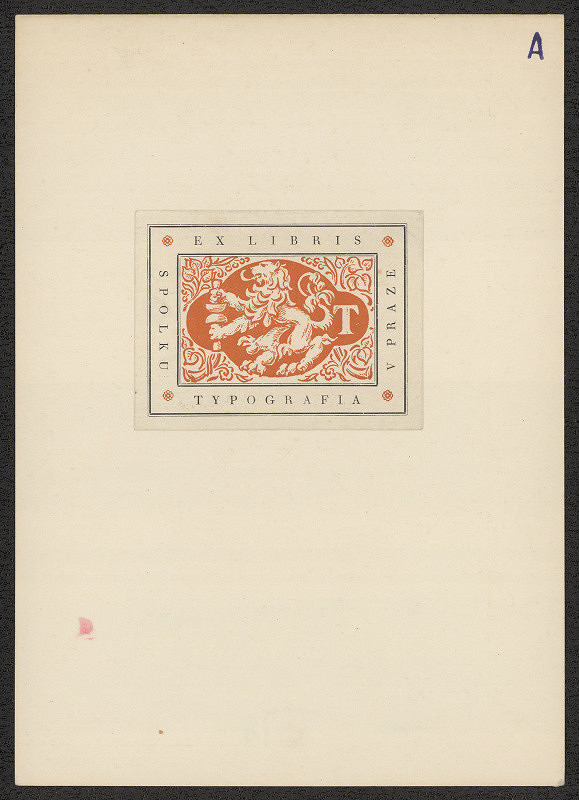 neznámý – Spolek Typografia v Praze 