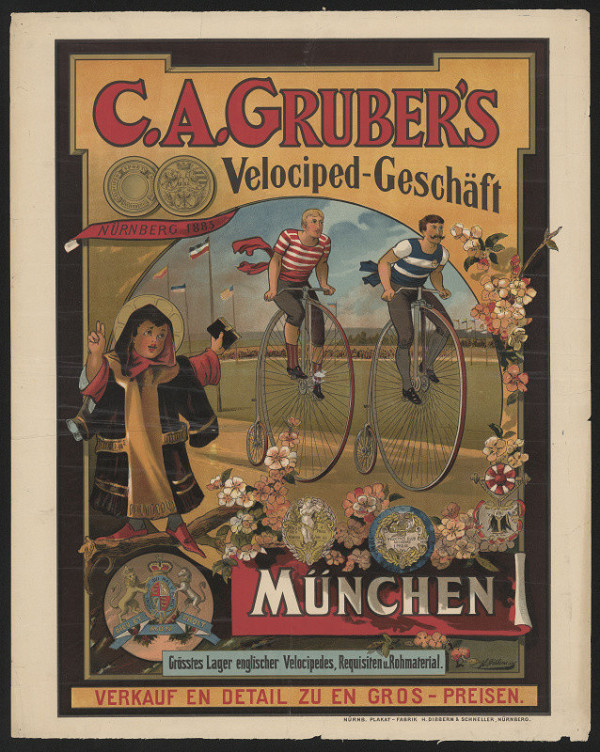 H. Dibberndel – C.A.Gruber's Velociped-Geschäft 