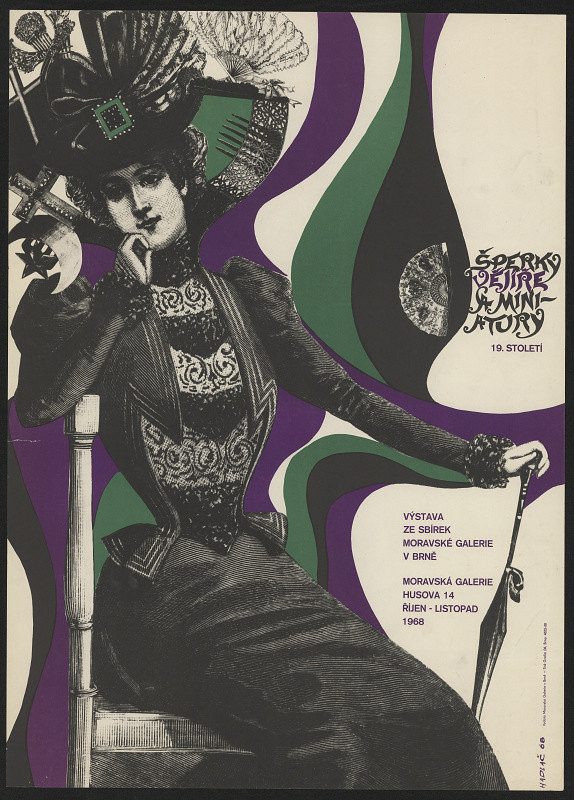 Jiří Hadlač – Šperky, vějíře a miniatury 19. století. Výstava ze sbírek Moravské galerie v Brně. 