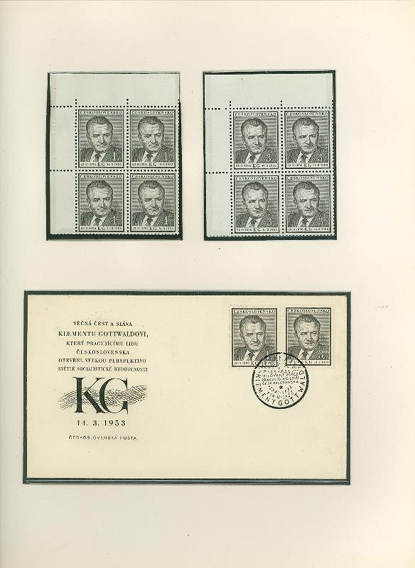 Karel Svolinský – Úmrtí Klementa Gottwalda 