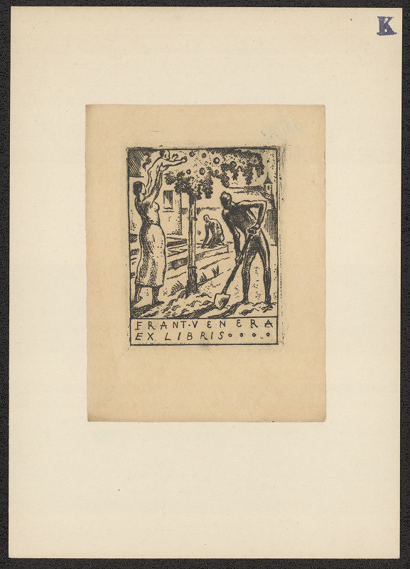 neznámý – Exlibris Frant. Venera 