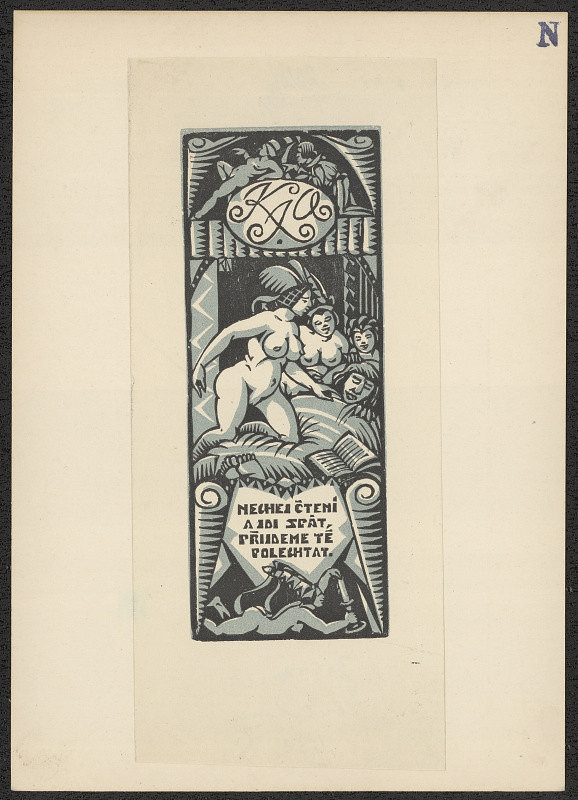 Karel Němec – záložka do knihy  K. J. O. 