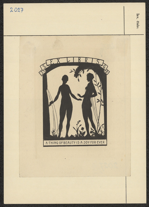 neznámý – J.S.  G.P. 