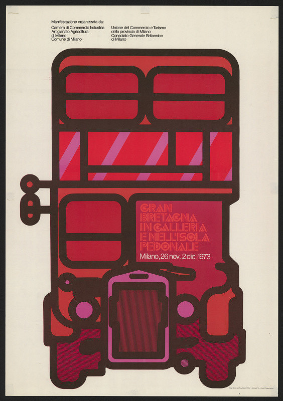 Mimmo Castellano – Manifestazione organizata: Gran Bretagna in Galleria e Nellisola Pedonale, Milano 1973 