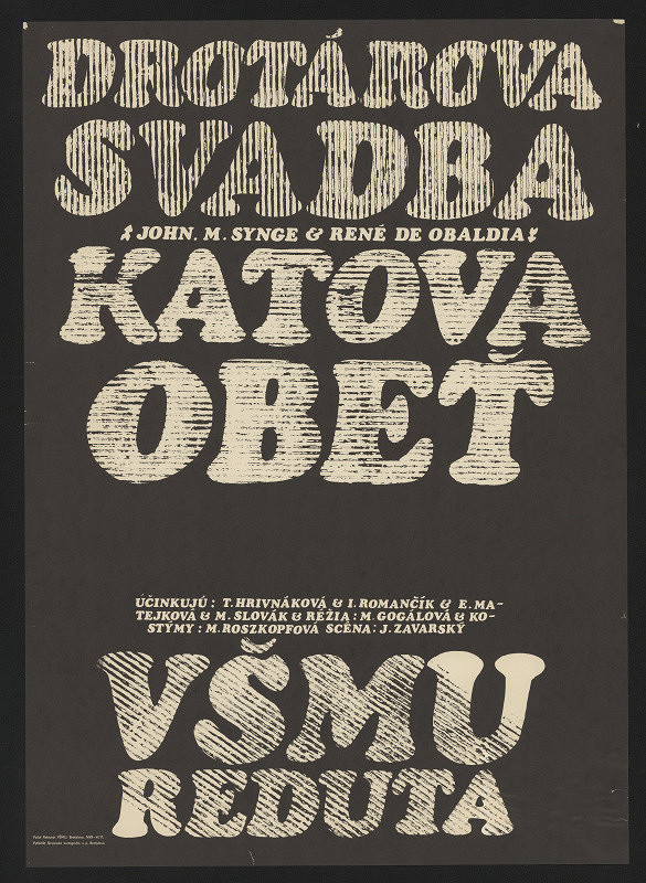 Ján Zavarský – Drotárova svatba - Katova obeť 