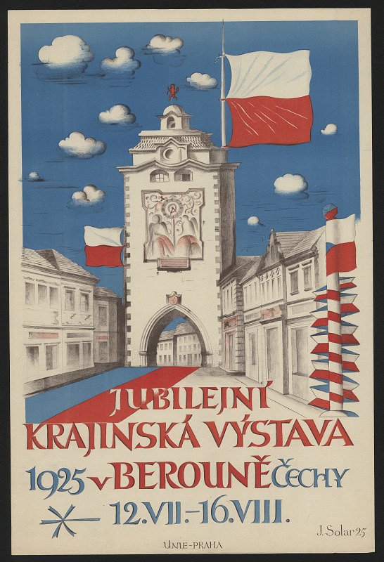 Josef Solar – Jubilejní krajinská výstava v Berouně 1925 
