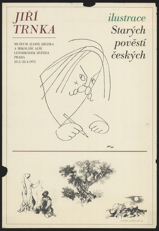 Mirek Wagner – Jiří Trnka, ilustrace Starých pověstí českých 