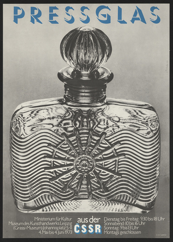 Albrecht. von Bodecker – Pressglas aus der ČSSR 