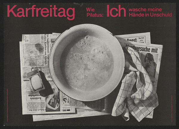 Reinhart Braun – Karfreitag. Wie Pilatus: Ich wasche meine Hände ... 