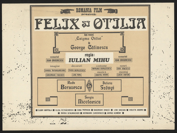 Radu Boruzescu – Felix et Otilia 