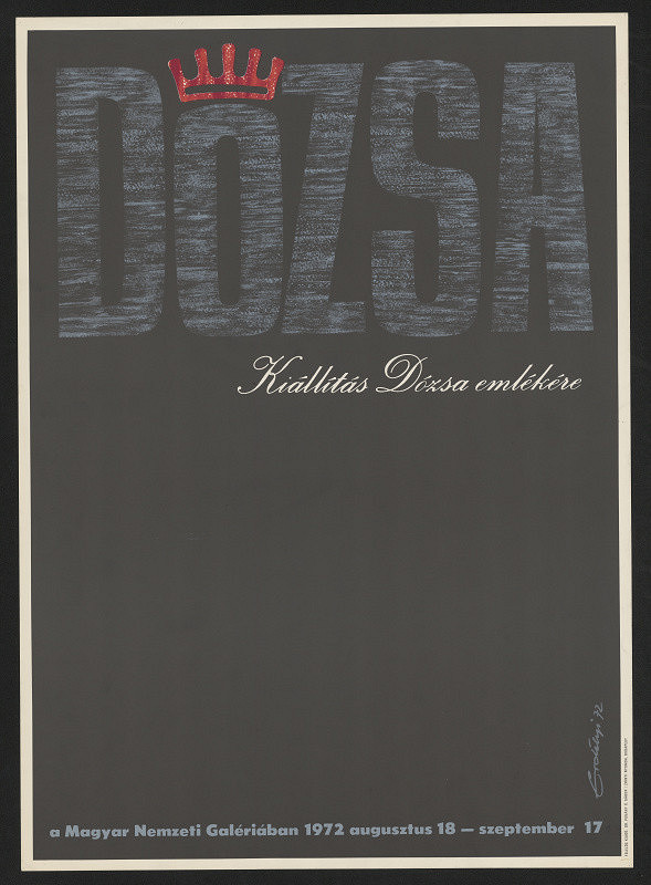 János Erdélyi – Kiállítás Dozsa emlékére 