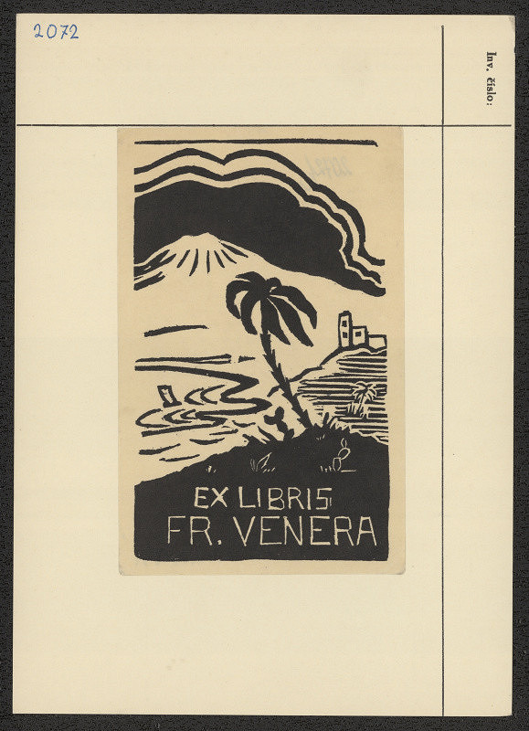 neznámý – Exlibris Fr. Venera 