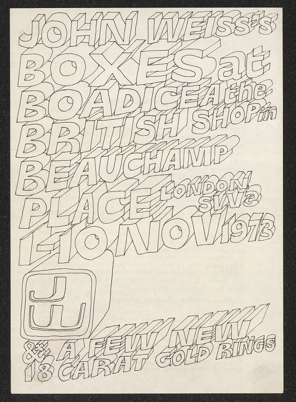 J. Weiss – Exhibition of Boxes 