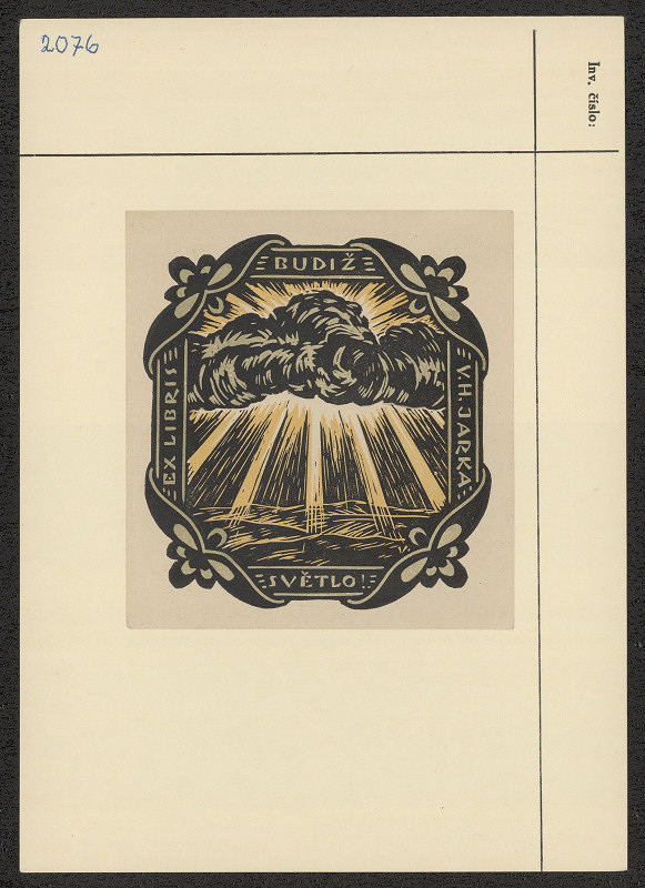 Bohumil Valihrach – Exlibris V. H. Jarka