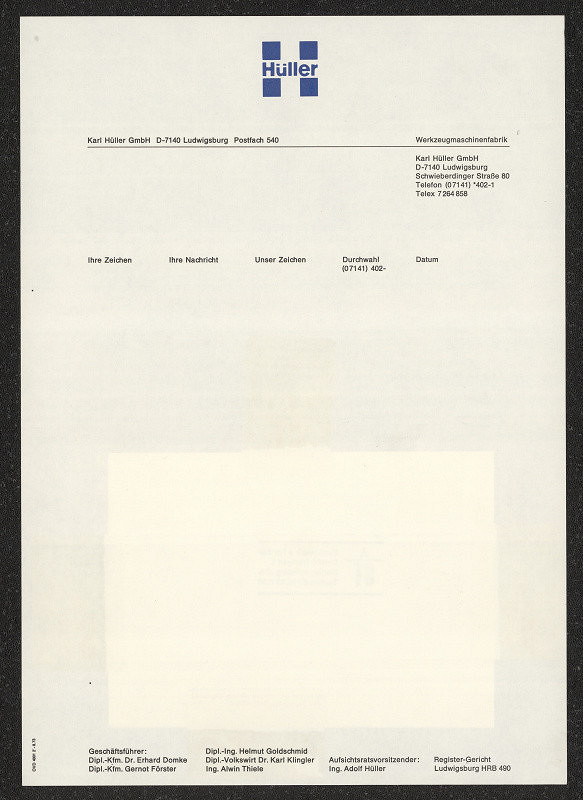 Anton Stankowski – Karl Hüller GmbH 