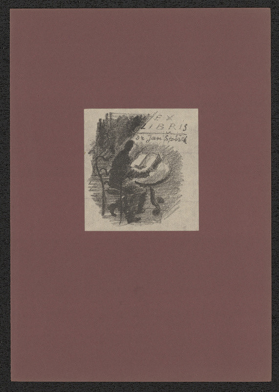 Eduard Milén – Ex libris Dr. Jan Spíšek 