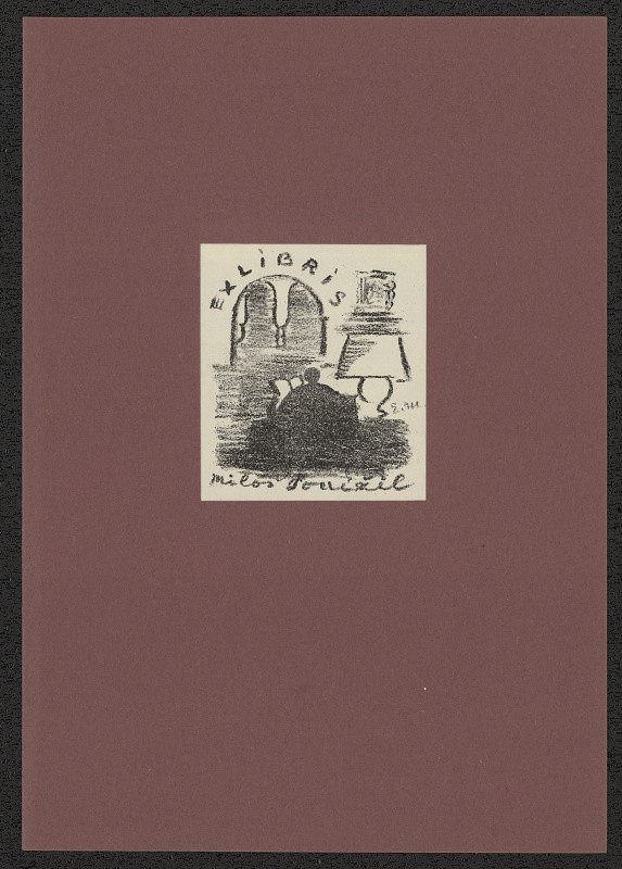 Eduard Milén – Ex libris Miloš Ponížil 