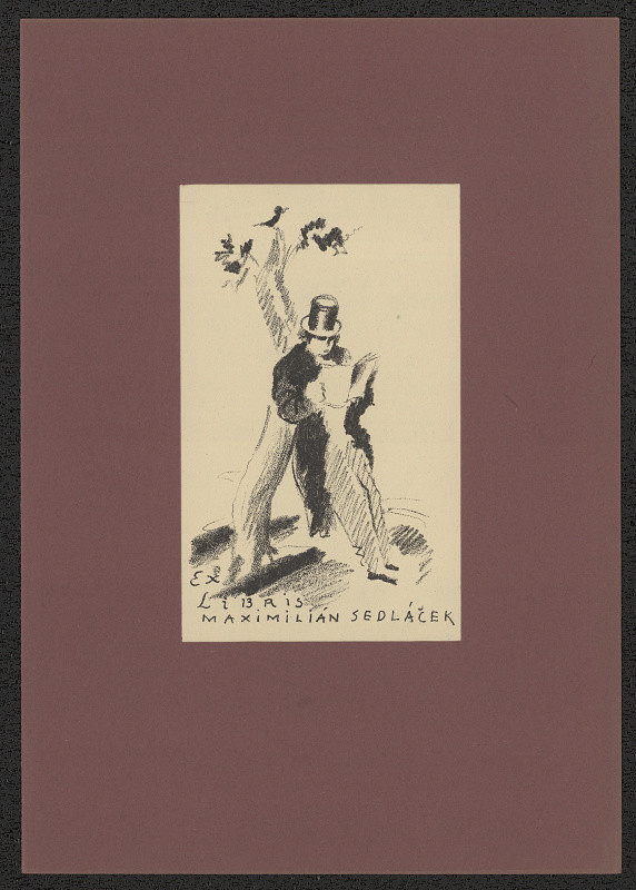 Eduard Milén – Ex libris Maximilián Sedláček 