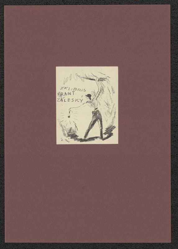 Eduard Milén – Ex libris Frant. Zábranský 