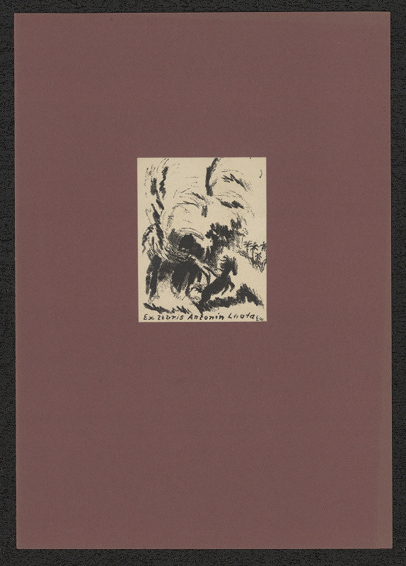 Eduard Milén – Ex libris Olga Lukášková 