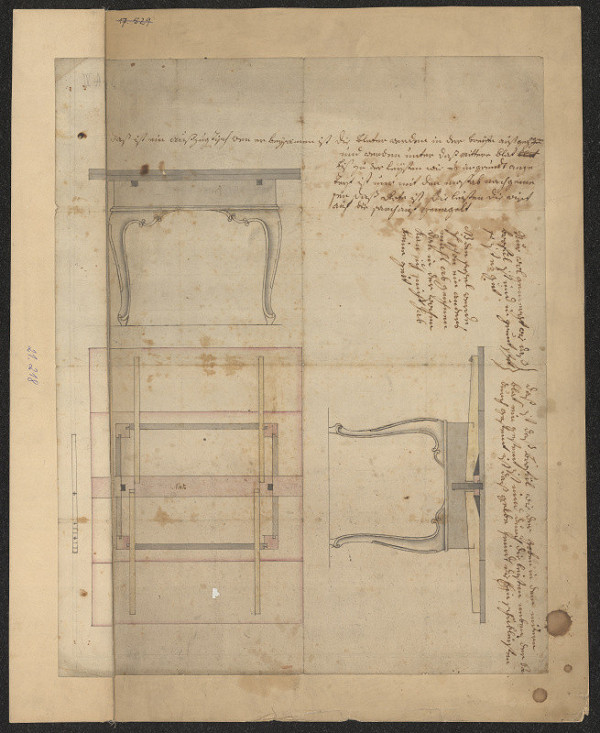 neznámý – návrh rozkládacího stolu 