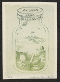 Michaela Lesařová-Roubíčková – Ex libris Jana Hollanová 